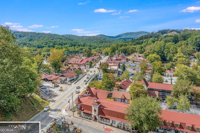 457 Monroe Ridge Rd, Sautee Nacoochee, GA 30571 - drone / aerial view of a heavily wooded area and mountains