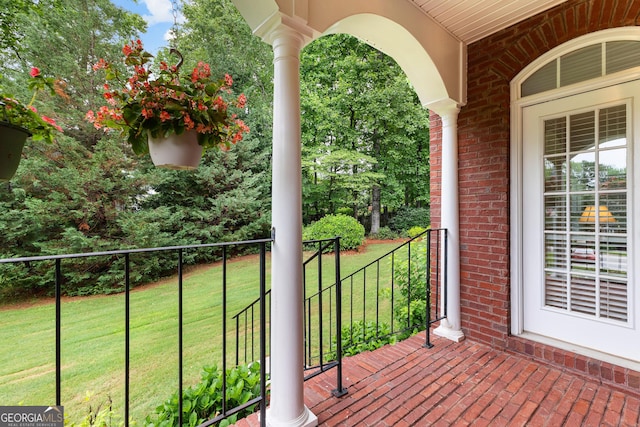 160 Torrey Pines Ct, Newnan, GA 30265 - view of porch
