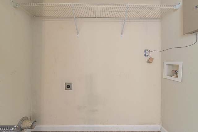 3151 Kingswood Gln, Decatur, GA 30034 - washroom featuring hookup for an electric dryer, washer hookup, and baseboards