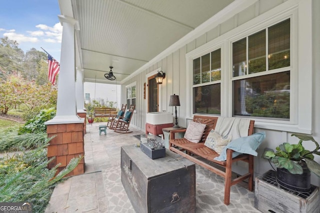 4442 Mclain Cir, Acworth, GA 30101 - view of porch