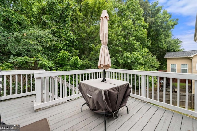 1536 Fenmore St, Lithia Springs, GA 30122 - view of wooden terrace