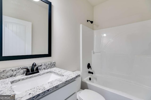 560 Coots Lake Rd, Rockmart, GA 30153 - full bathroom featuring vanity and shower / bathtub combination