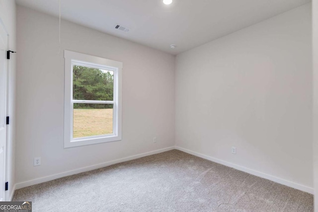 560 Coots Lake Rd, Rockmart, GA 30153 - carpeted spare room with baseboards and recessed lighting