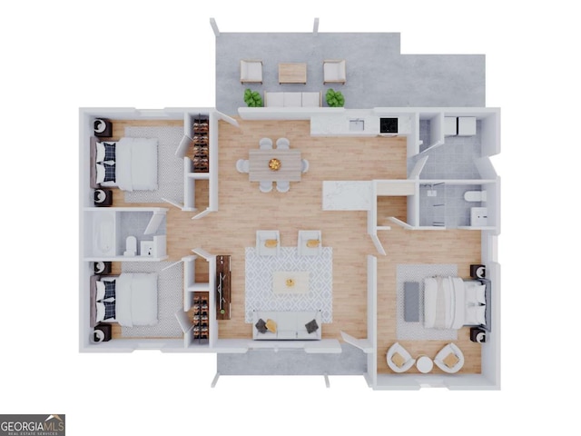 560 Coots Lake Rd, Rockmart, GA 30153 - view of property floor plan