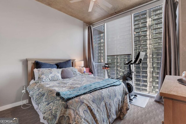 855 Peachtree St NE Unit 1703, Atlanta, GA 30308 - bedroom with a ceiling fan