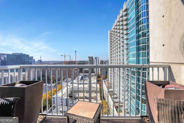 855 Peachtree St NE Unit 1703, Atlanta, GA 30308 - balcony with a city view