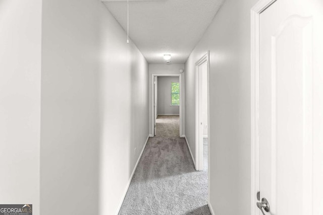 3134 Imperial Cir SW, Atlanta, GA 30311 - hallway with attic access, carpet flooring, and a textured ceiling
