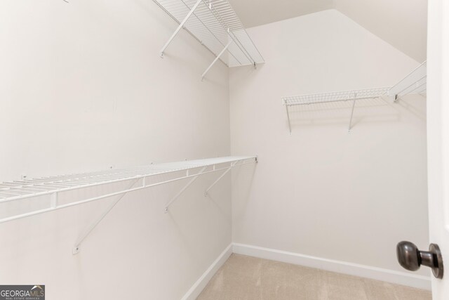 140 Longwater Cv, Roswell, GA 30075 - spacious closet featuring light colored carpet and lofted ceiling