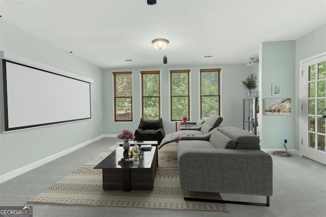 140 Longwater Cv, Roswell, GA 30075 - carpeted cinema featuring baseboards