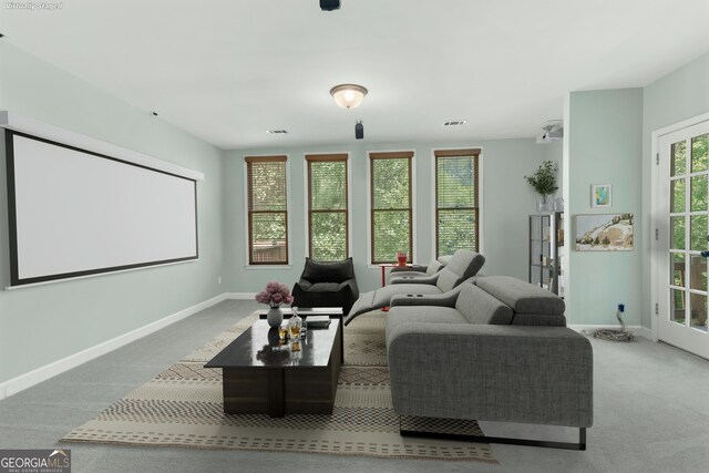 140 Longwater Cv, Roswell, GA 30075 - carpeted home theater with baseboards