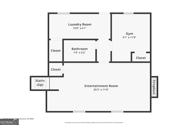 2022 Ramblewood Ct NE, Marietta, GA 30062 - view of room layout