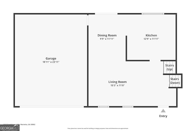 2022 Ramblewood Ct NE, Marietta, GA 30062 - view of room layout