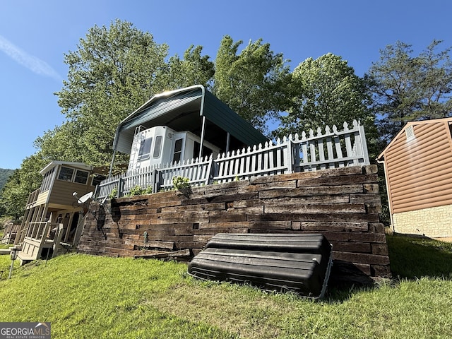 1031 Mountain Shadows Dr Unit 90A, Cleveland, GA 30528 - view of rear view of property