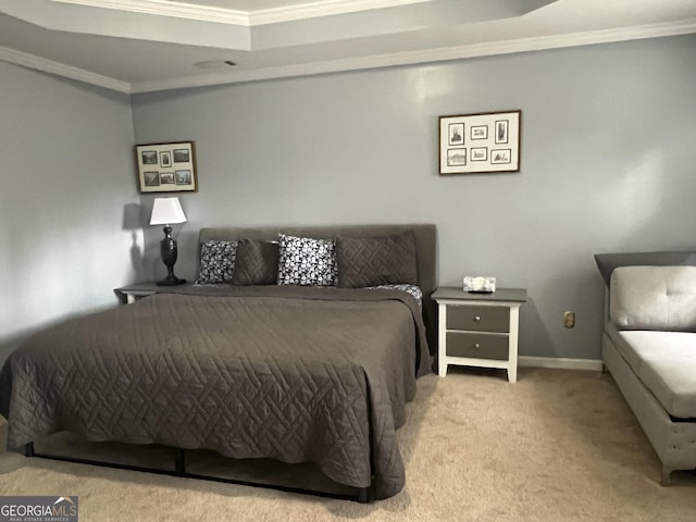 30 Highlands Ln, Oxford, GA 30054 - carpeted bedroom featuring crown molding and baseboards