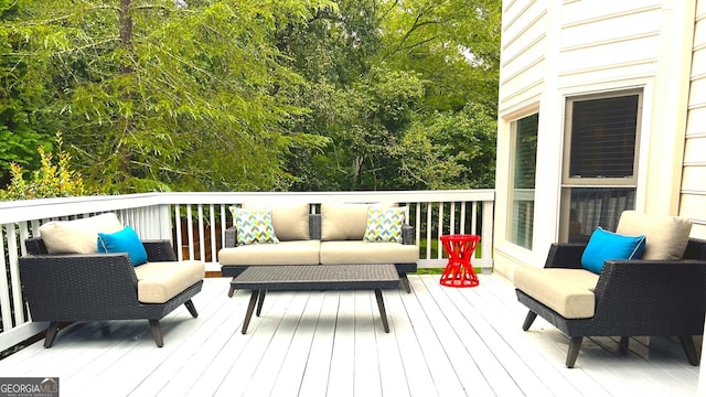 30 Highlands Ln, Oxford, GA 30054 - deck with an outdoor living space