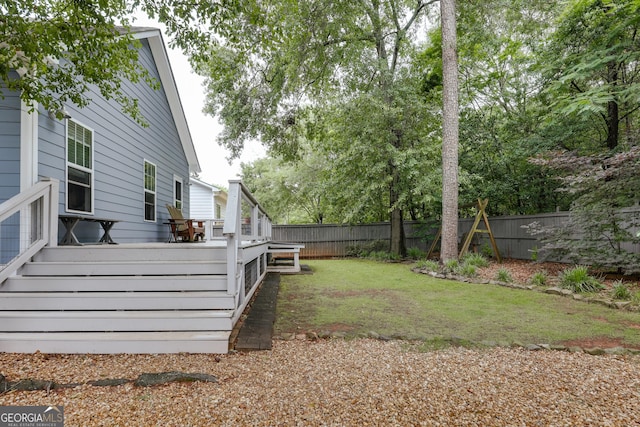 1860 Old W Broad St, Athens, GA 30606 - view of yard featuring a wooden deck
