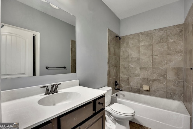 1231 Fawndale Dr NW, Kennesaw, GA 30152 - full bathroom featuring vanity and shower / bath combination