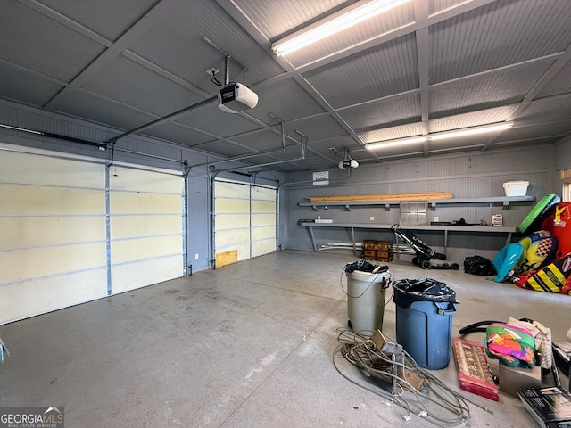 230 Kelly Dr, Hamilton, GA 31811 - garage with a garage door opener