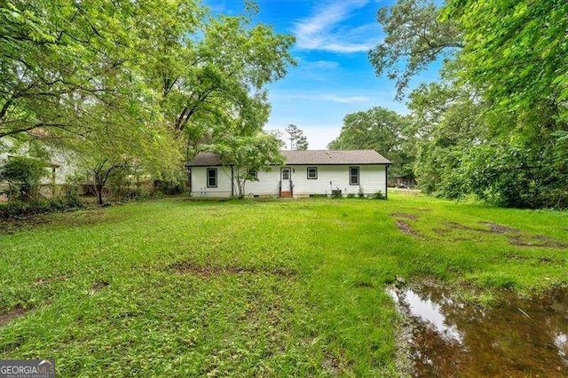 2326 Brackett St SW, Marietta, GA 30060 - back of property featuring a yard