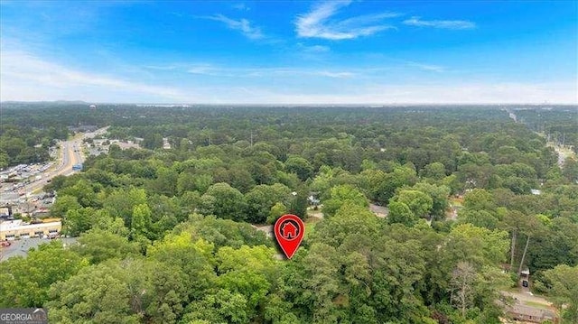 2326 Brackett St SW, Marietta, GA 30060 - drone / aerial view of a heavily wooded area