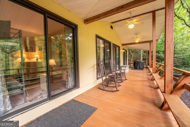 115 Jin Ln, Franklin, NC 28734 - wooden deck featuring area for grilling
