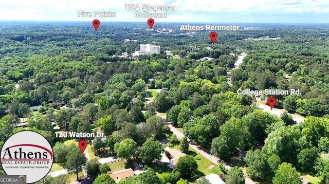120 Watson Dr, Athens, GA 30605 - aerial view of a forest