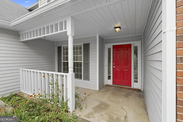 2881 Bridle Creek Dr SW, Conyers, GA 30094 - doorway to property with covered porch