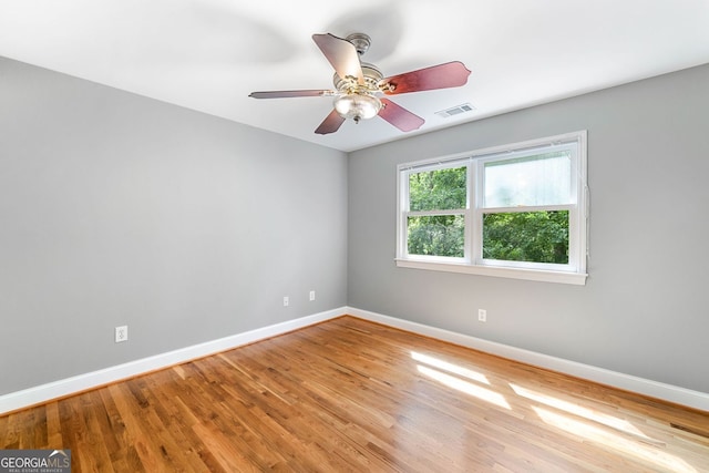 2717 Hearthstone Cir, Marietta, GA 30062 - spare room featuring wood finished floors and a ceiling fan