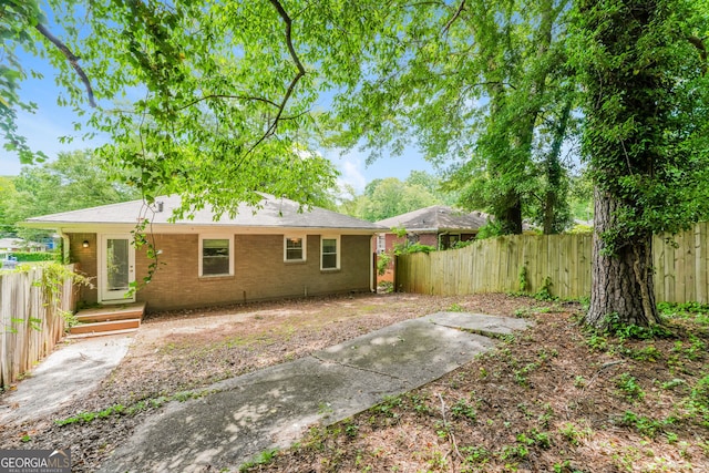 1381 Benteen Way SE, Atlanta, GA 30315 - rear view of house with brick siding