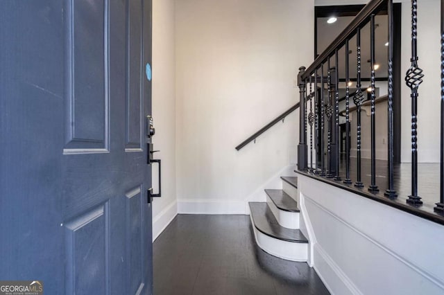 2767 Durham Dr NE, Atlanta, GA 30319 - entryway with baseboards and stairway
