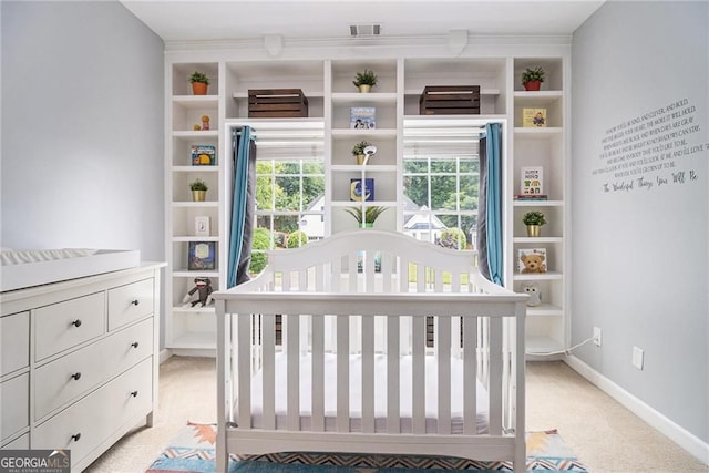 525 Arbor Creek Ct, Roswell, GA 30076 - bedroom featuring light colored carpet, multiple windows, and baseboards