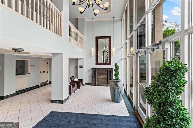 2479 Peachtree Rd NE Unit 305, Atlanta, GA 30305 - lobby with a high ceiling