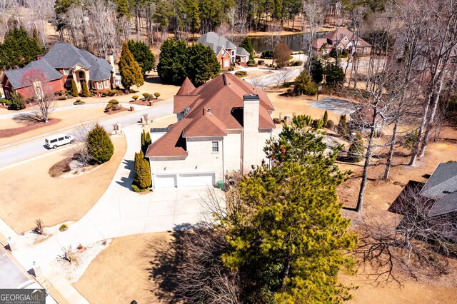 1214 Greenridge Ln, Lithonia, GA 30058 - aerial view of property and surrounding area