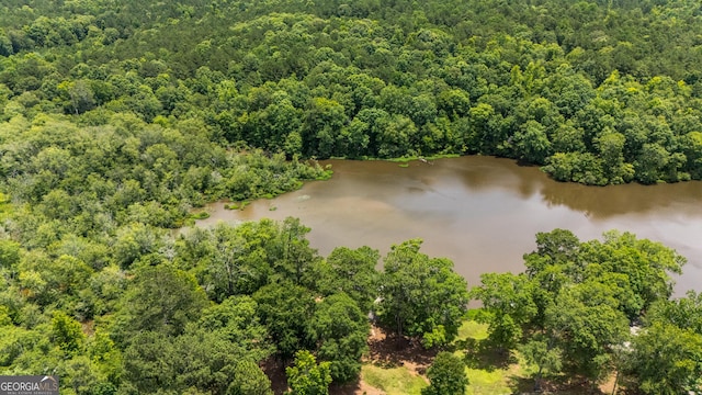 475 Harbour Shores Dr, Jackson, GA 30233 - bird's eye view of a forest and a large body of water