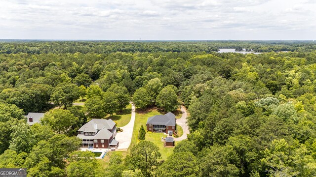 475 Harbour Shores Dr, Jackson, GA 30233 - aerial view of a heavily wooded area