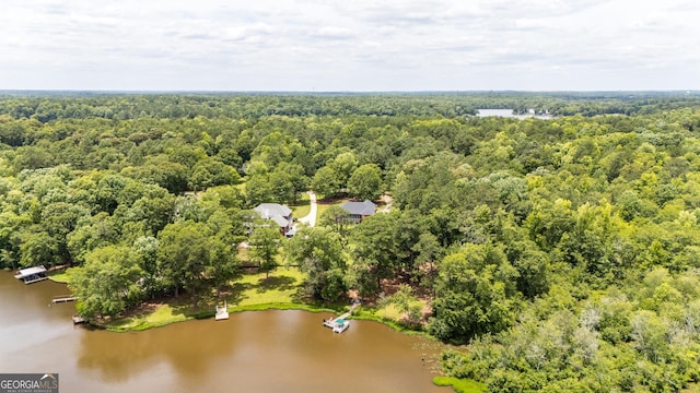 475 Harbour Shores Dr, Jackson, GA 30233 - aerial view of a heavily wooded area and a nearby body of water