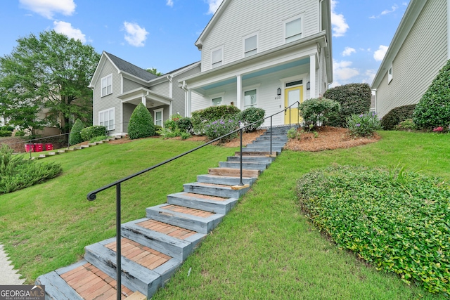 435 New St, Macon, GA 31201 - view of front facade with a front yard