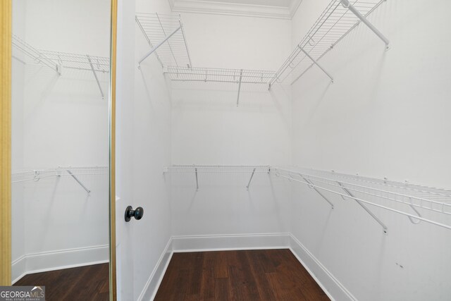 435 New St, Macon, GA 31201 - spacious closet with dark wood finished floors