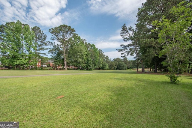 215 Fairway Ct, Newnan, GA 30265 - view of grassy yard with view of wooded area