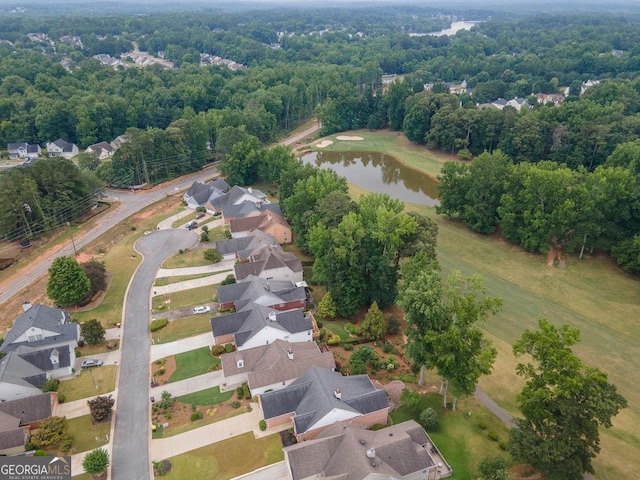215 Fairway Ct, Newnan, GA 30265 - aerial overview of property's location featuring a large body of water and nearby suburban area