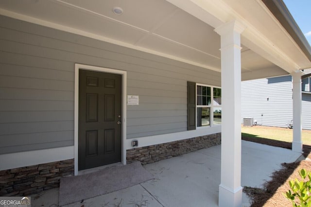 280 River Run Dr Unit 79, Dallas, GA 30132 - view of exterior entry with central AC unit
