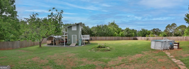 100 Huntcliff Ct, Lagrange, GA 30240 - fenced backyard featuring view of scattered trees