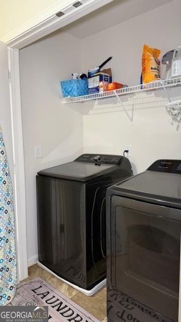 2080 Belmont Cir, Conyers, GA 30012 - washroom featuring separate washer and dryer