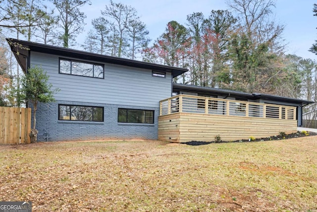 1120 Taliwa Trl NE, Marietta, GA 30068 - rear view of house featuring brick siding