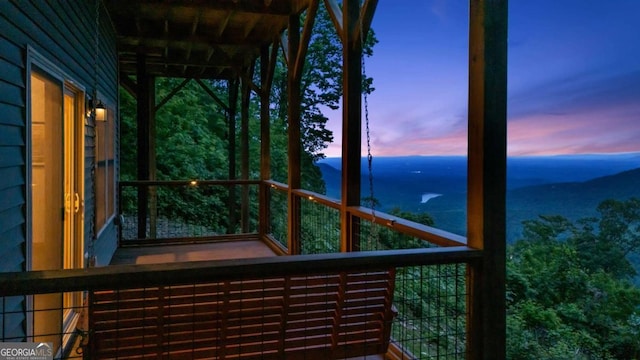 191 Rimrock Rd Unit 63, Jasper, GA 30143 - unfurnished sunroom with a water view