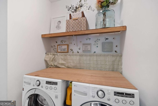 117 Willow View Ln, Canton, GA 30114 - laundry room with washer and dryer