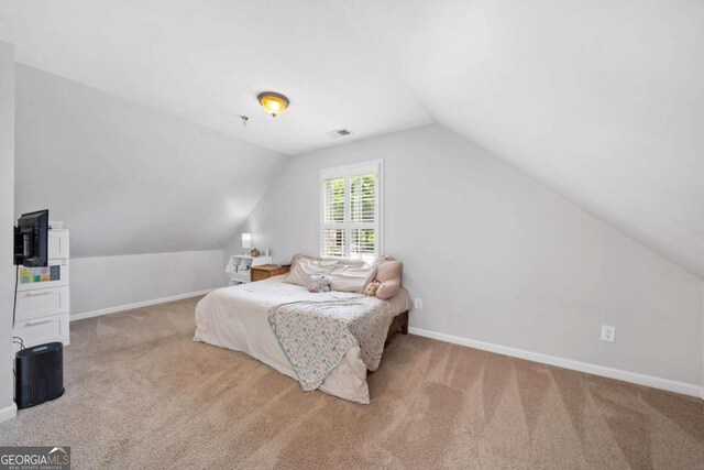 117 Willow View Ln, Canton, GA 30114 - carpeted bedroom with lofted ceiling
