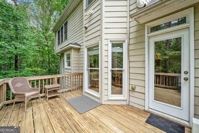 117 Willow View Ln, Canton, GA 30114 - view of wooden deck