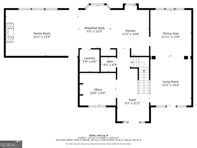 117 Willow View Ln, Canton, GA 30114 - view of property floor plan
