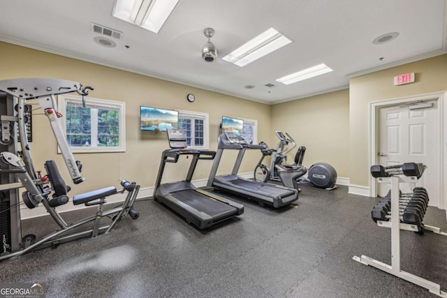 3280 Stillhouse Ln SE Unit 212, Atlanta, GA 30339 - gym featuring crown molding